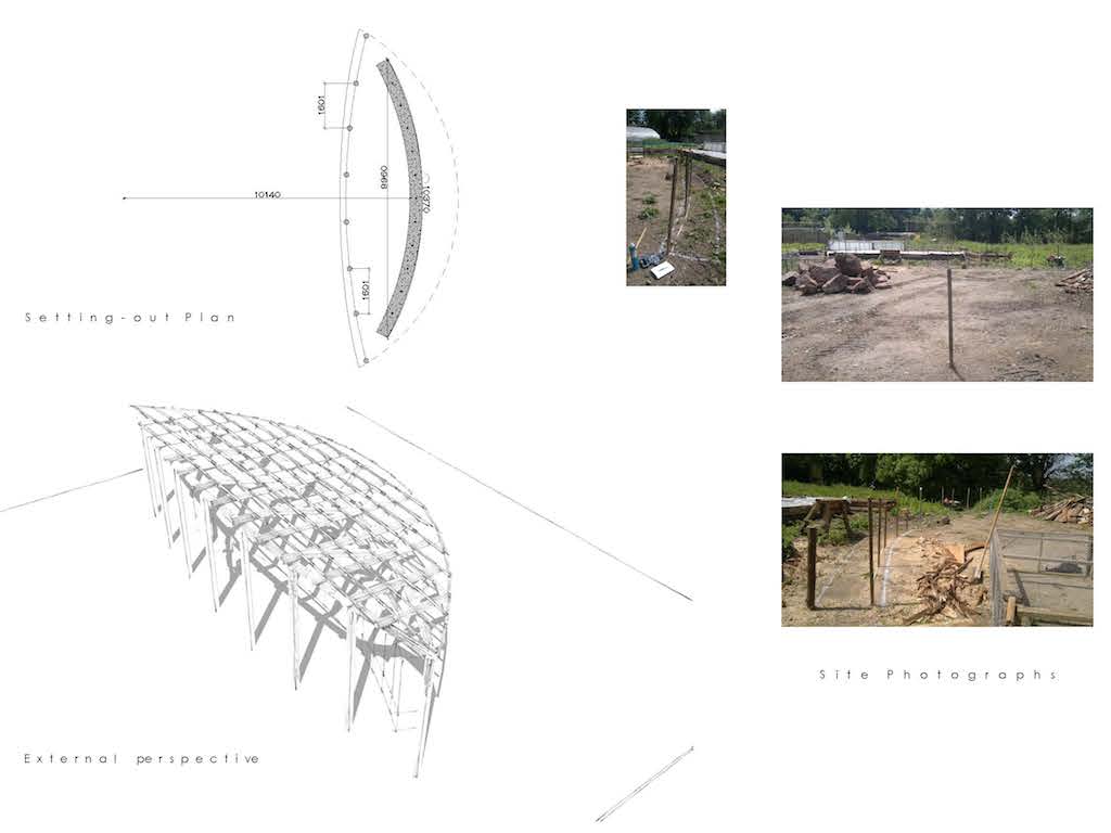 Frame drawing of LandWorks project by Jakob Benjamin